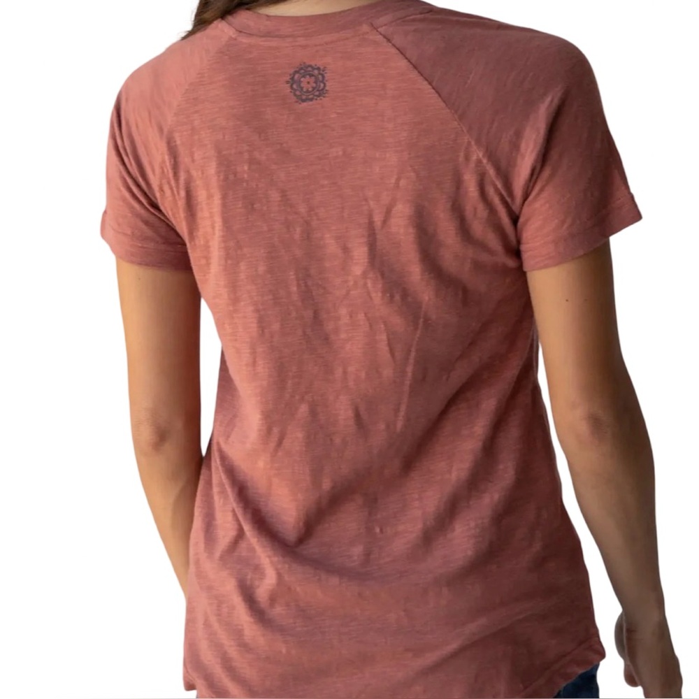 NATURAL LIFE Rusty Rose Floral Short Sleeve Tee - Picture 5 of 12